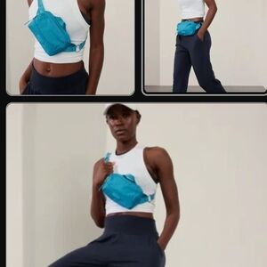 Athleta Dark Blue Crossbody Bag. NWT